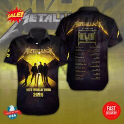 2025 Metallica M72 World Tour Hawaiian Shirt