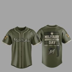 2025 Miami Marlins Military Appreciation Day Jersey