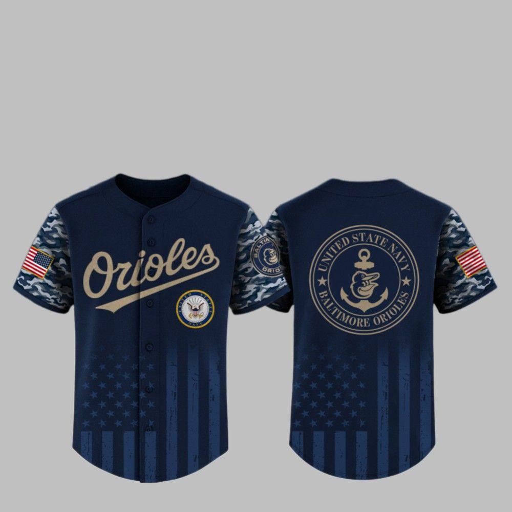 2025 Orioles US Navy Appreciation Night Jersey