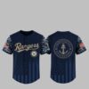 2025 Rangers United State Navy Military Appreciatuon Night Jersey