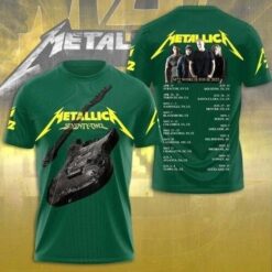 3D T-Shirt Metallica M72 World Tour Date 2025