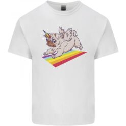A Unicorn Pug Dog Lgbt Mens Cotton T-shirt