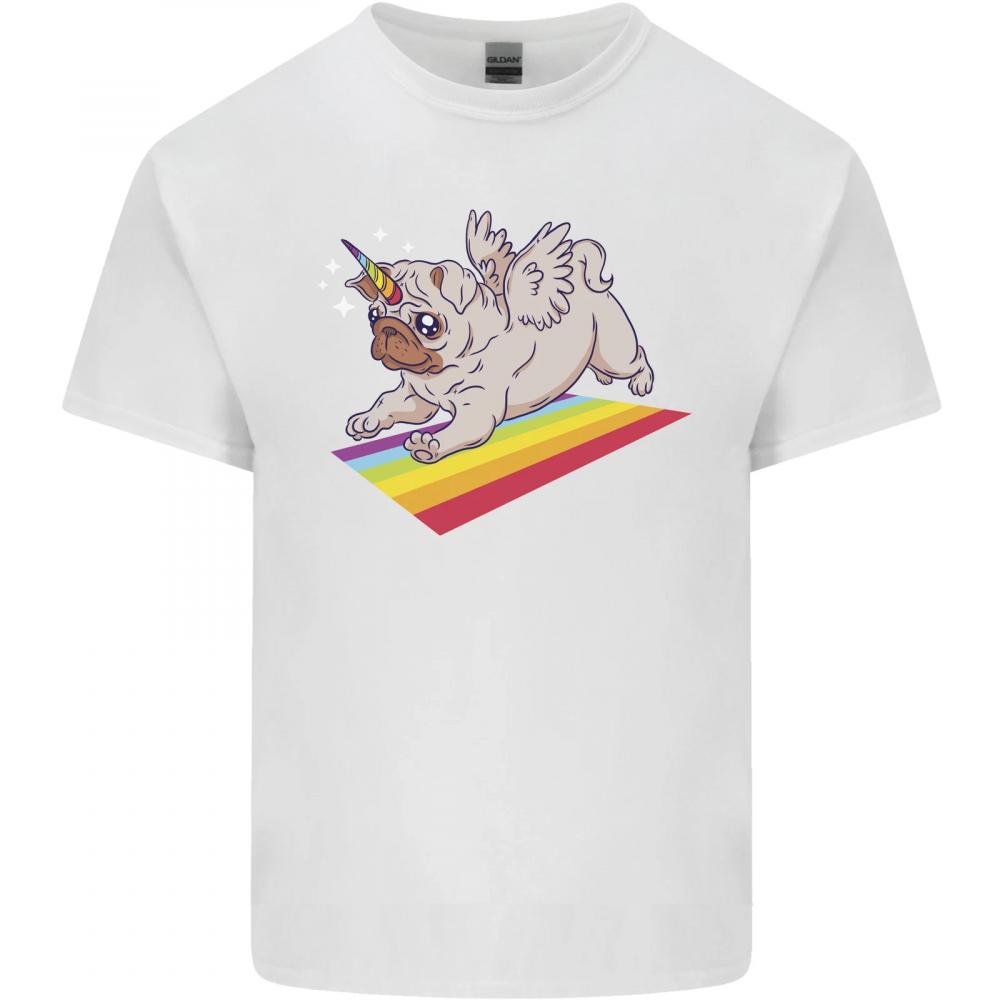 A Unicorn Pug Dog Lgbt Mens Cotton T-shirt