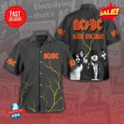 AC DC 2025 Tour Hawaiian Shirt
