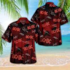 AC DC Pwr Up Tour 2025 Hawaiian Shirt