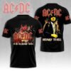 ACDC 2025 North America PWRUP Tour 52 Years Tour 3D T-Shirts