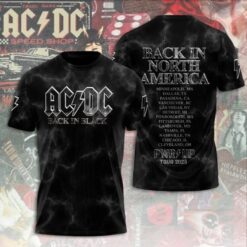 ACDC 2025 Rock Tour 3D Tee