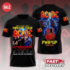 ACDC 52nd anniversary shirt