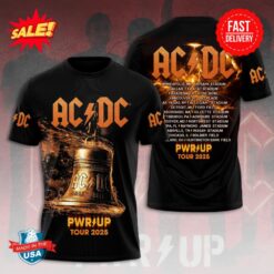 ACDC Hell & Bell Tour 2025 3D Shirt
