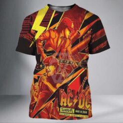 ACDC PWR Up Tour 2025 At Raymond James Stadium In Tampa FL On May 16th 2025 3D T-Shirt