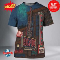 ACDC PWR Up Tour 2025 Nashville In Nashville Tenessee On May 20th 3D T-Shirt