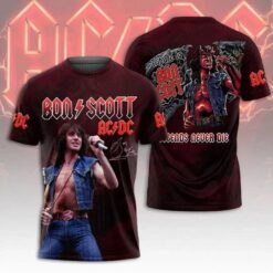 ACDC TOUR 2025 Bon Scott- Legends Never Die 3D Shirt
