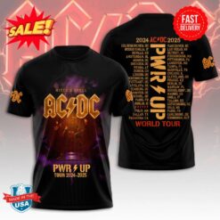 ACDC Witch Spell Tour 2024-2025 3D T-Shirt