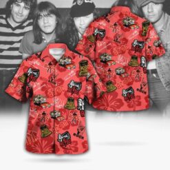 ACDC cartoon Hawaiian shirt