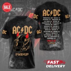 ACDC football helmet shirt