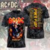 ACDC pwrd up word tour 2024-2025 3D T-Shirt