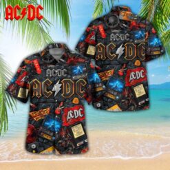 ACDC summer beach shirt