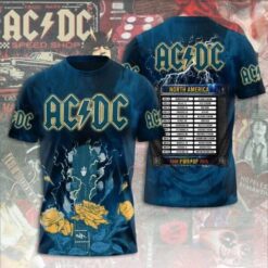 ACDC yellow rose t-shirt