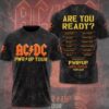 Ac Dc 2025 Pwr Up Tour 3D T-Shirt