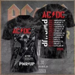 Acdc Power Up Tour 2025 Shirt Music Tour 2025 Shirt