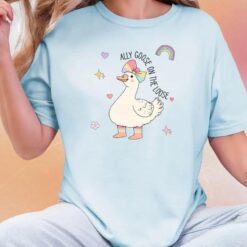 Ally Goose on the Loose Pride Ally shirt
