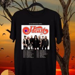 An Evening With Heart Band Tour 2025 T Shirt