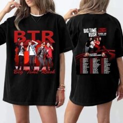 BTR Big Time Rush 2025 Tour Shirt