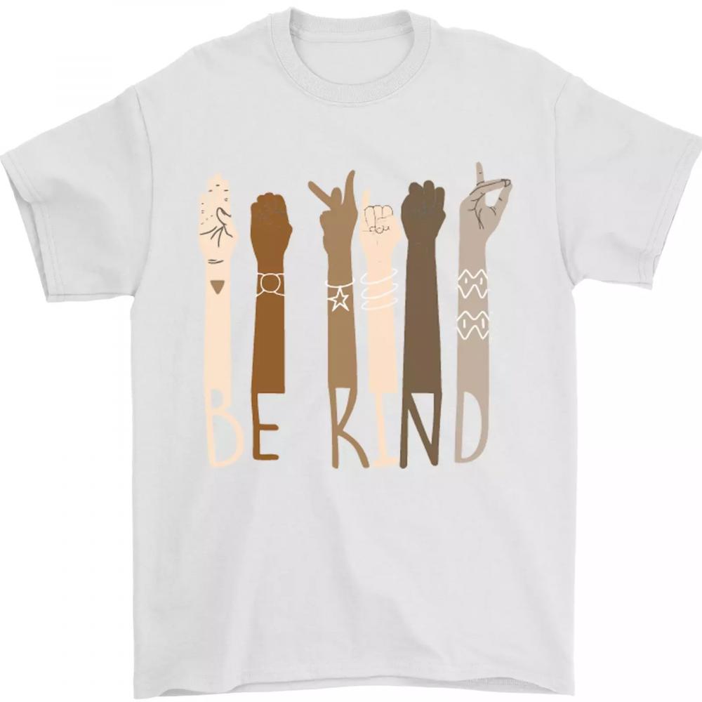 Be Kind In Segno Nero Vive Materia Lgbt T-shirt