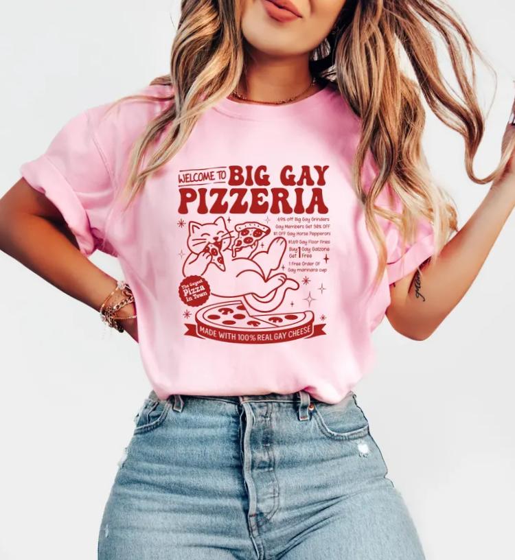 Big Gay Pizzeria T-shirt