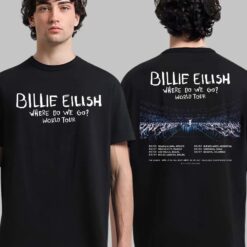 Billie Eilish Where Do We Go World Tour 2025 South America Tour Two Sided shirt