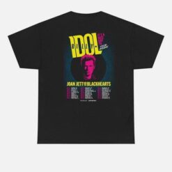 Billy Idol Tour 2025 Joan Jett And The Blackhearts T Shirt