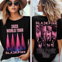 Blackpink Tour Date 2025 T-shirt