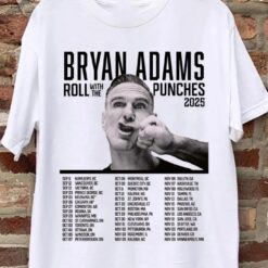 Bryan Adams on 2025 Canadian Tour Shirt