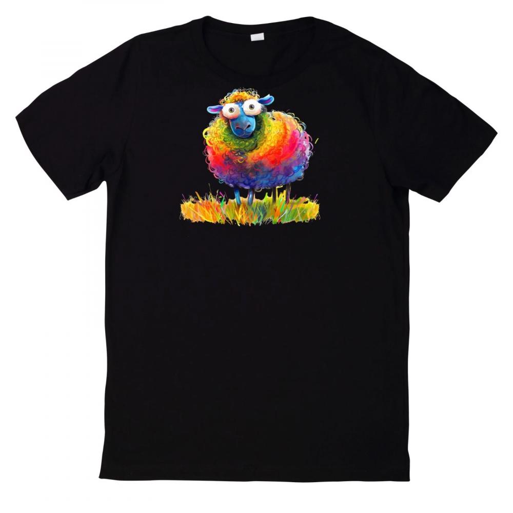 Buntes Tier Lgbt Motiv Baumwolle T-shirt