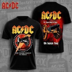 For those about to rock acdc Band 3D tshirt