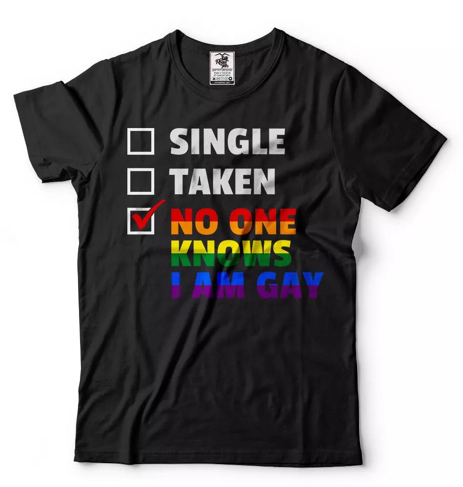Funny Gay Lgbt Funny Single Taken Relationship T-shirt