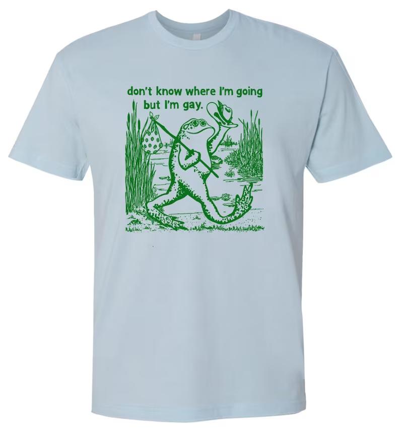 Gay Frog Shirt Funny Shirt