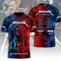 Great Band Metallica Band 3D Tshirt Tour 2025 M72 Tour hot Shirt