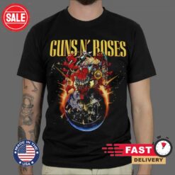 Guns N’ Roses Europe And Middle East 2025 Stadium Tour Dates Fan Gifts T-Shirt