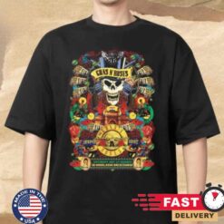 Guns N Roses Mumbai Concert Tour 2025 Mahalaxmi Racecourse T-Shirt