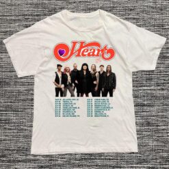 Heart Band Royal Flush Tour 2025 Concert Shirt
