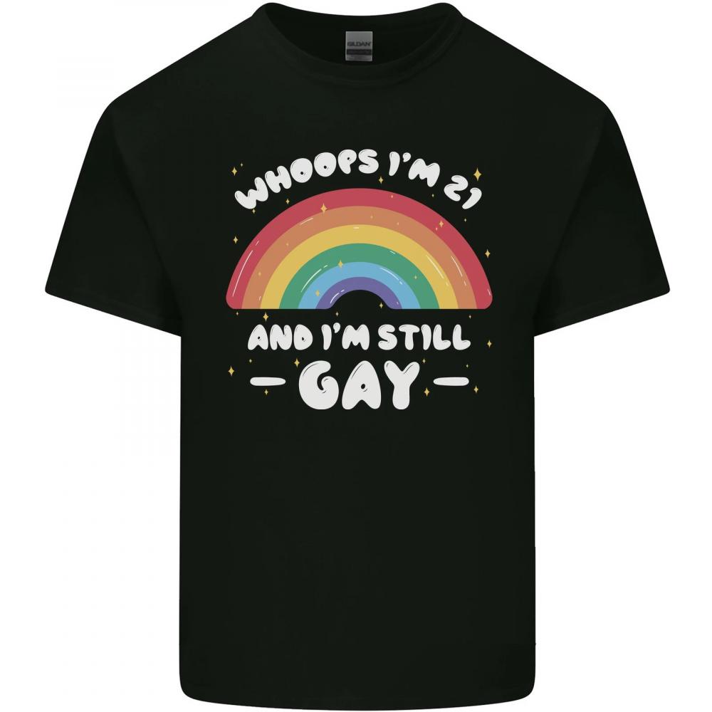 Im 21 Und Im Still Schwul Lgbt Herren Leichte Baumwolle T-shirt