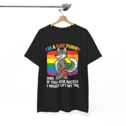 I’m a Gay Furry Tee Rainbow Fox Furry Shirt