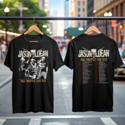 Jason Aldean Full Throttle Tour 2025 2 Side Shirt
