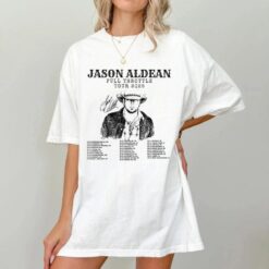 Jason Aldean Full Throttle Tour 2025 Country Music Concert Shirt