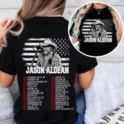 Jason Aldean Full Throttle Tour 2025 Country Music Concert Shirts
