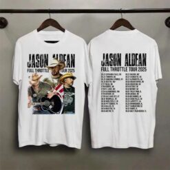 Jason Aldean Full Throttle Tour 2025 Country Music Concert T-shirt