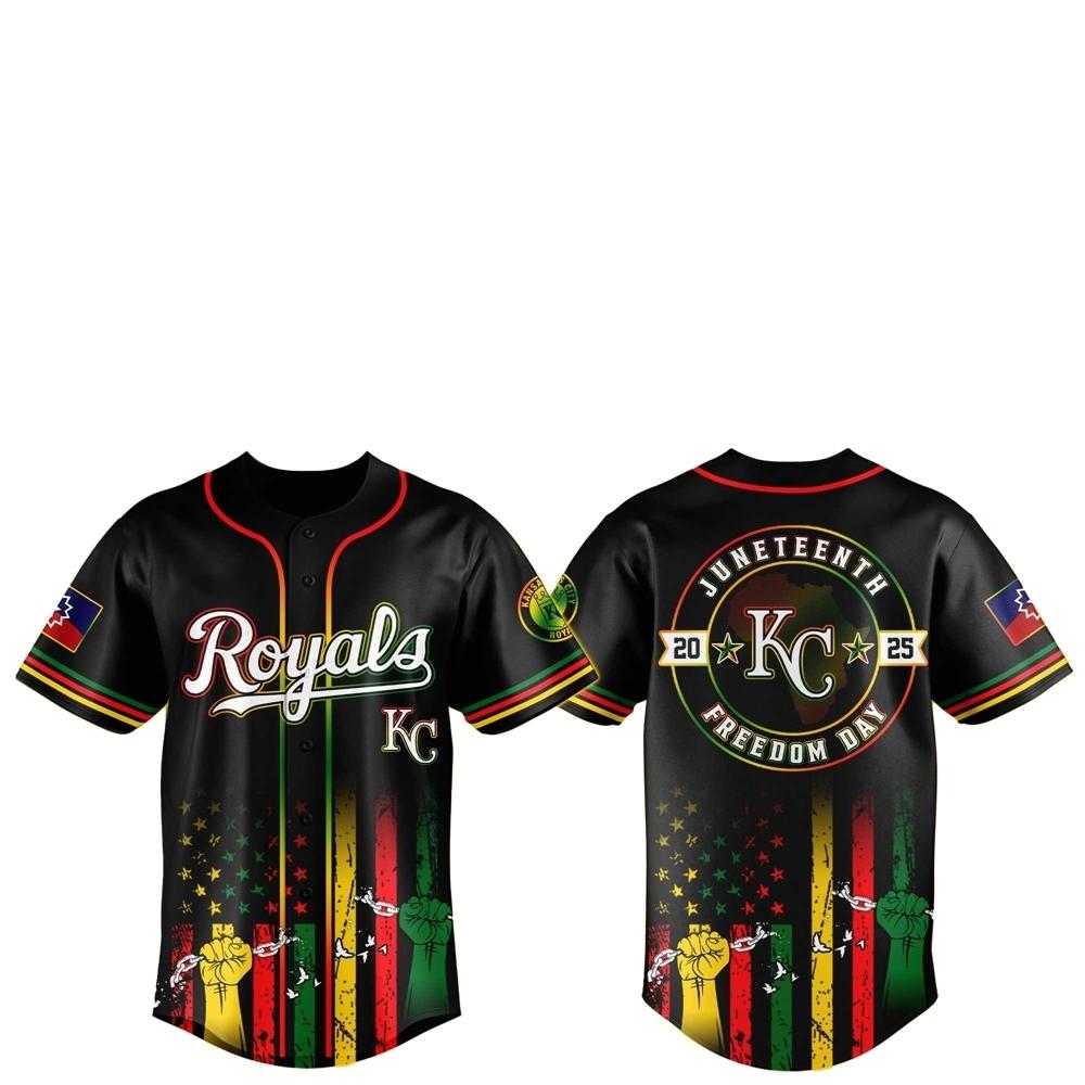 KC Royals Juneteenth Day 2025 Baseball Jersey Hat