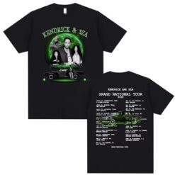 Kendrick & SZA Grand National Tour 2025 Music Concert T-Shirt