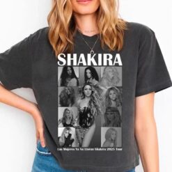 Las Mujeres Ya No Lloran Shakira 2025 Tour Shirt